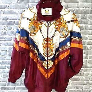 80s vintage windbreaker outfit 2 piece set